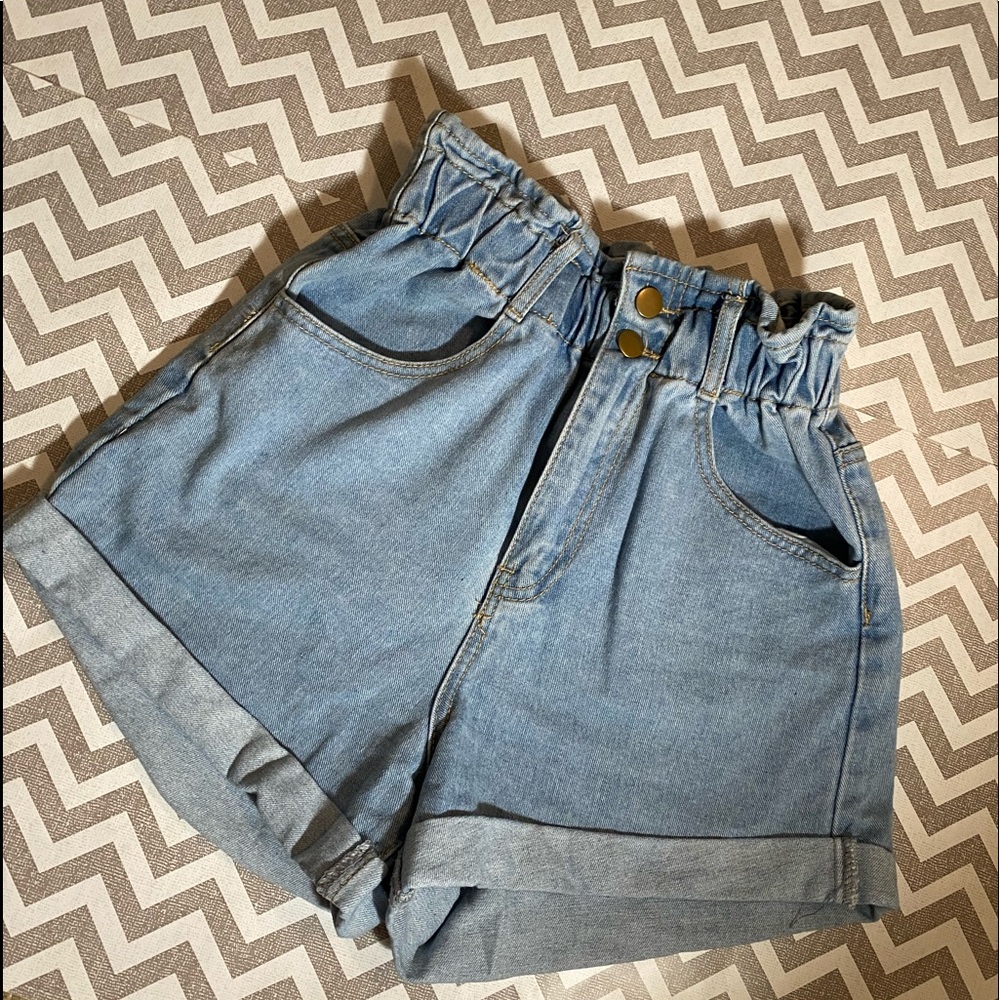 high waisted shorts